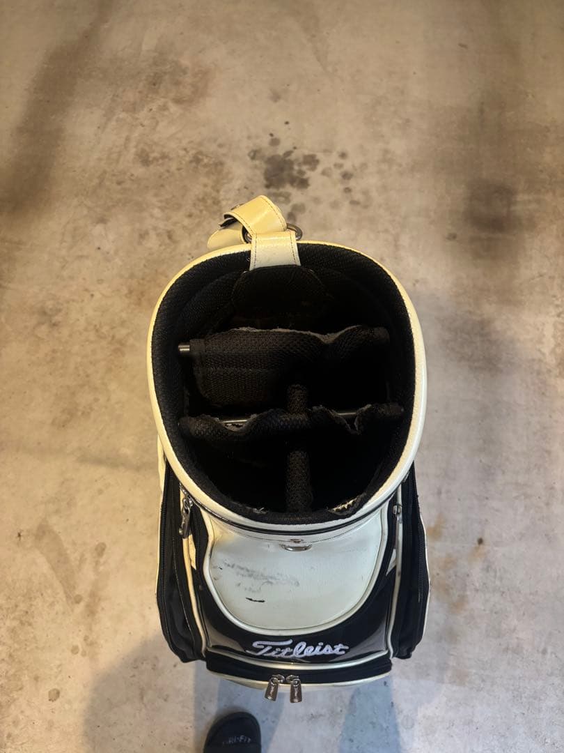 Titleist キャディバッグ ホワイト ポケット多数