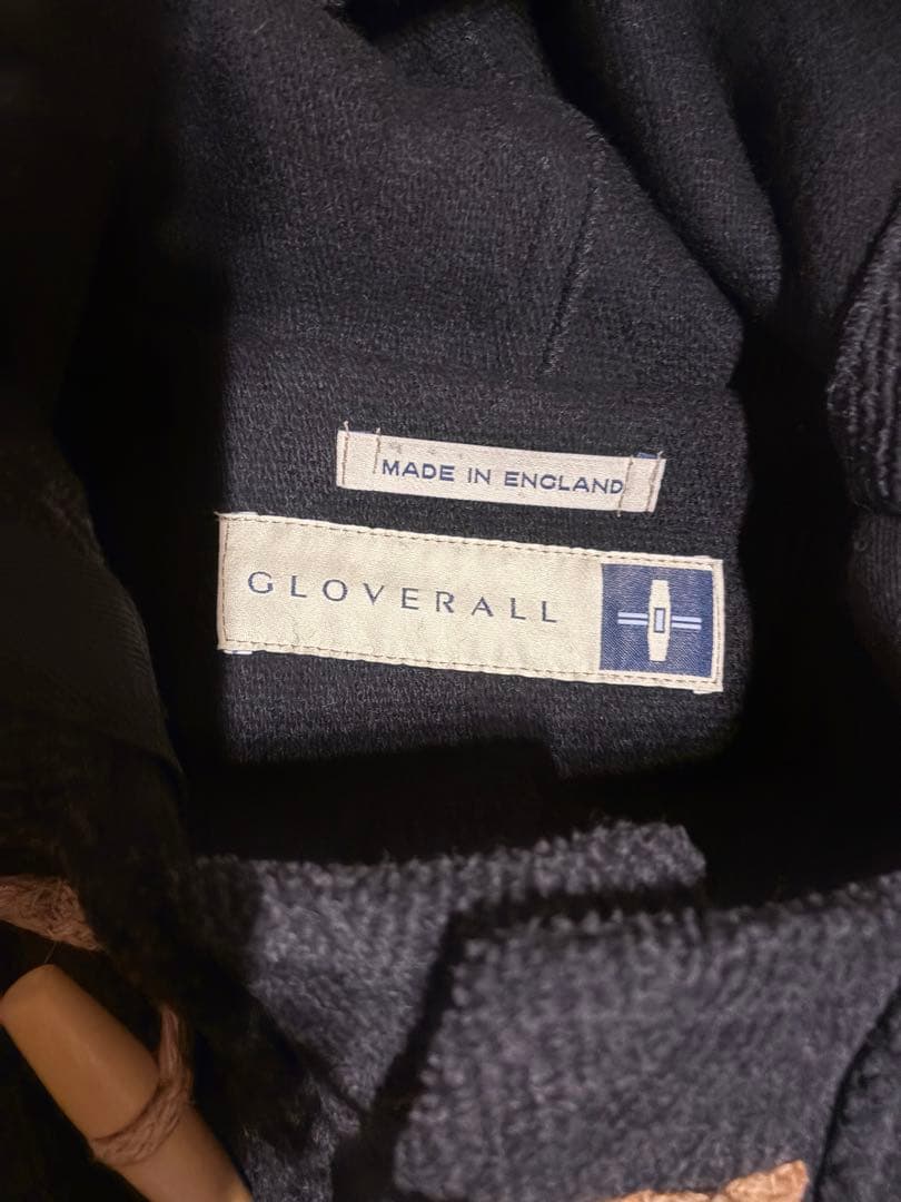 GLOVERALL グローバーオール　ヘリンボーン　ダッフル　チャコールグレー