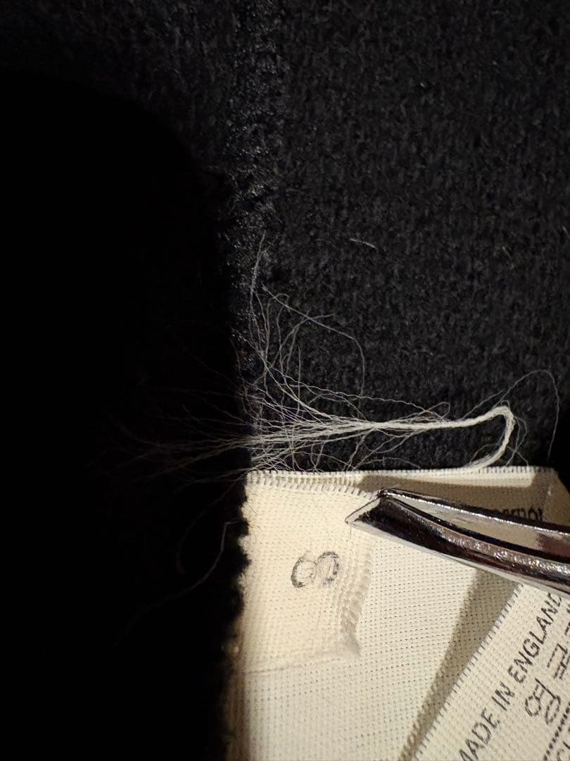 GLOVERALL グローバーオール　ヘリンボーン　ダッフル　チャコールグレー