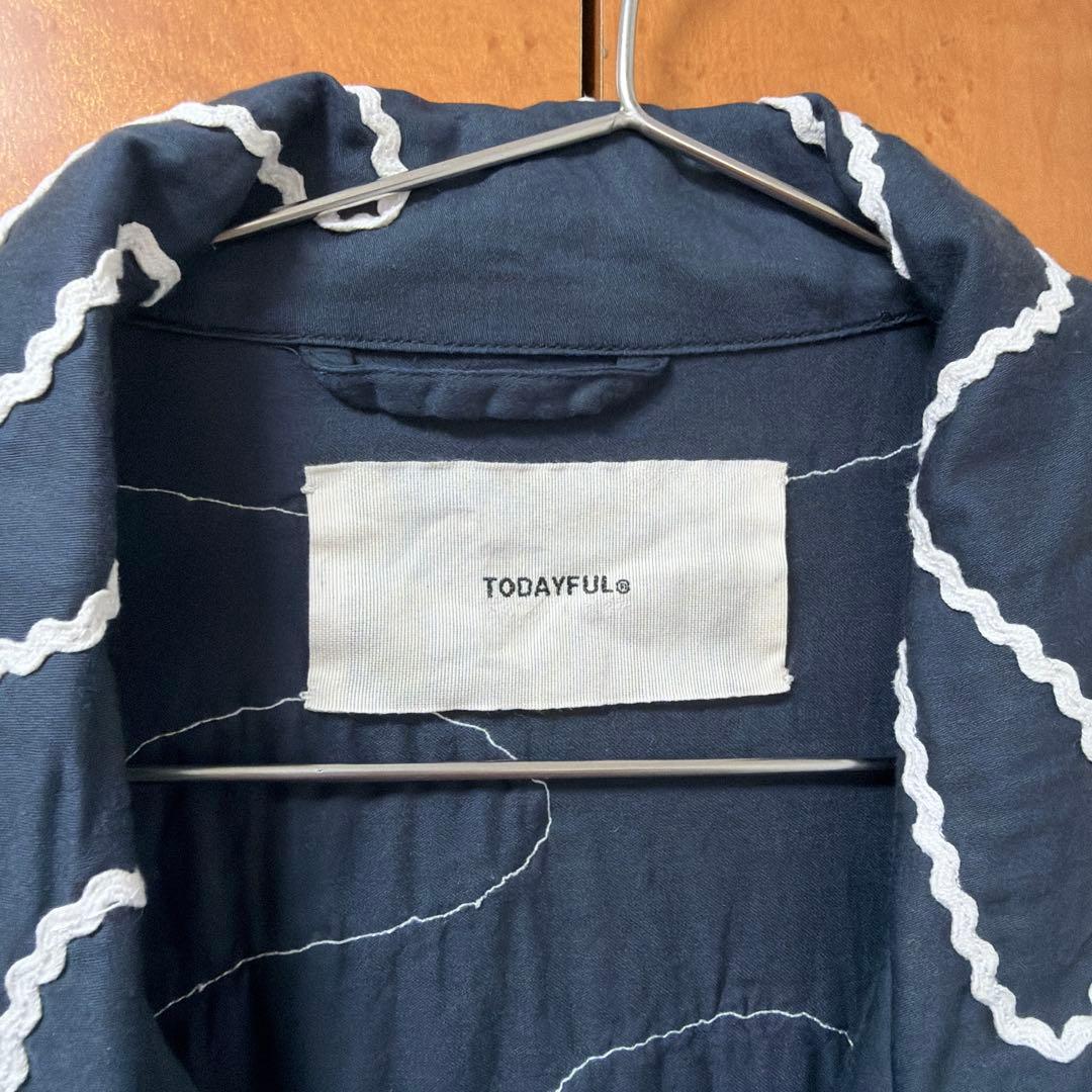 ［TODAYFUL］Embroidery Pajamas Shirts