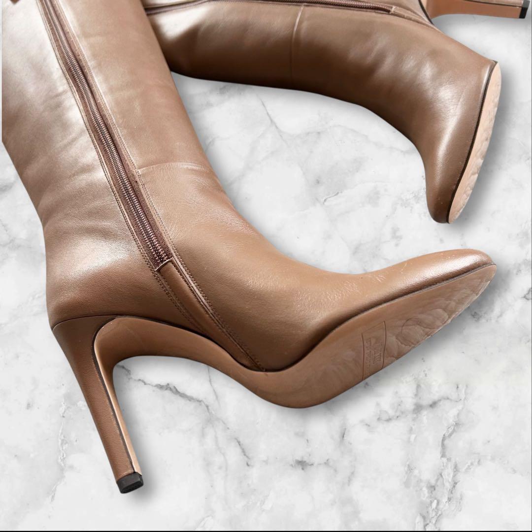 未使用❤️セブントゥエルブサーティー　レザー美脚ロングブーツニコちゃんさま