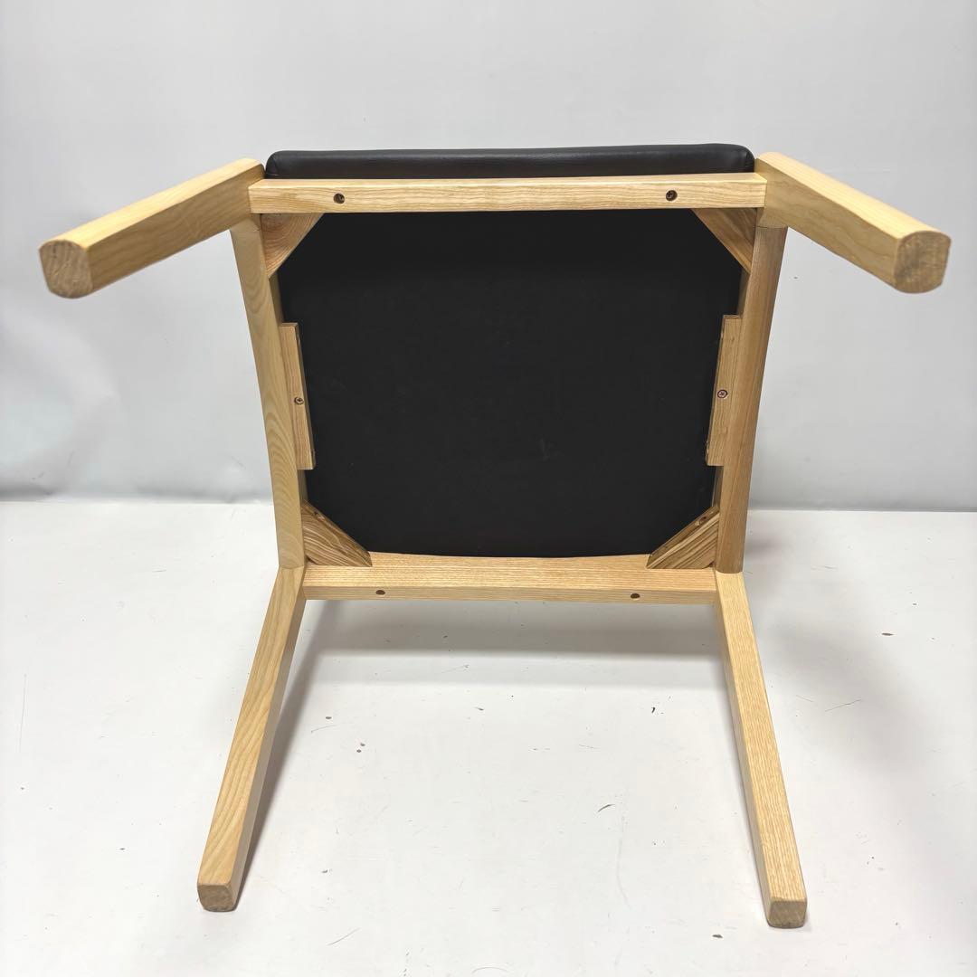 【未使用】ダイニングチェア　ナチュラル×ブラック