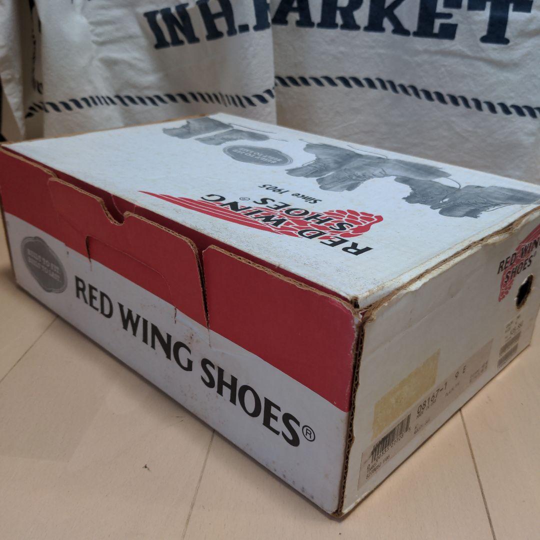 未使用廃盤レッドウィング8167ベージュ スエードプレーントゥUS9E