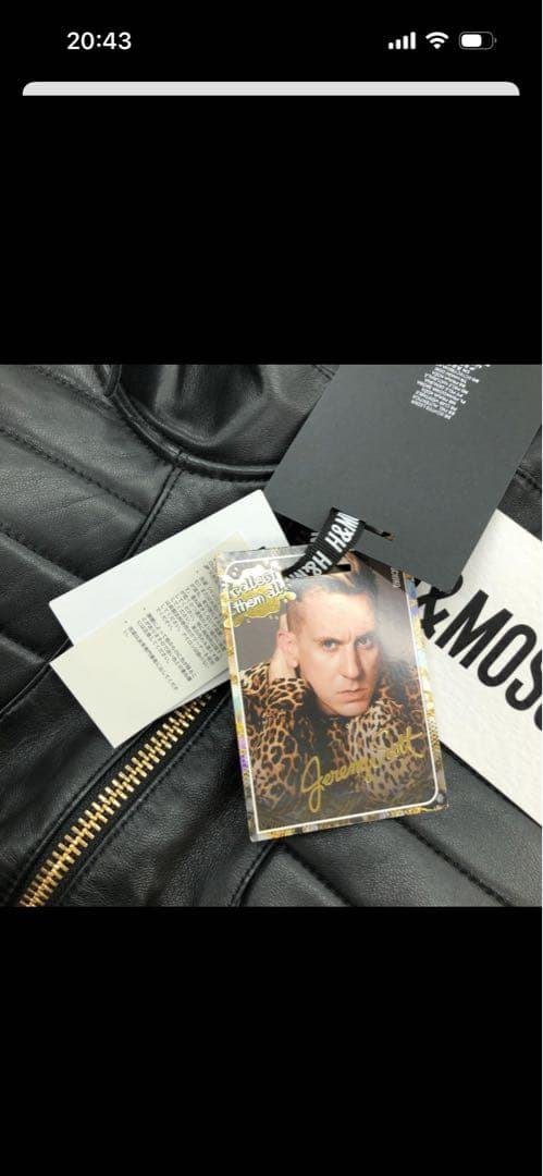 BUYEE　 MOSCHINO ブラックミニワンピース