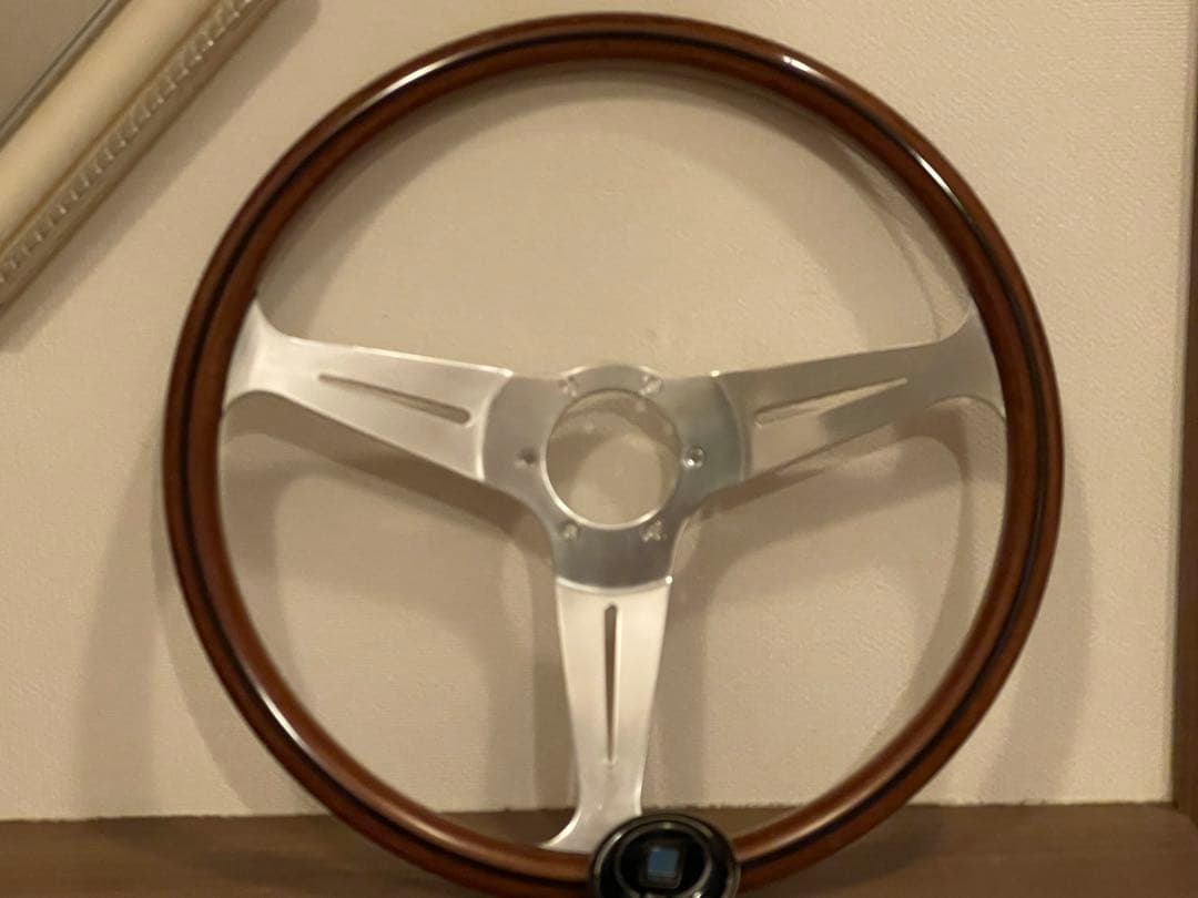 当時物正規品 【大径 希少】φ39 ナルディクラシックウッドステアリング