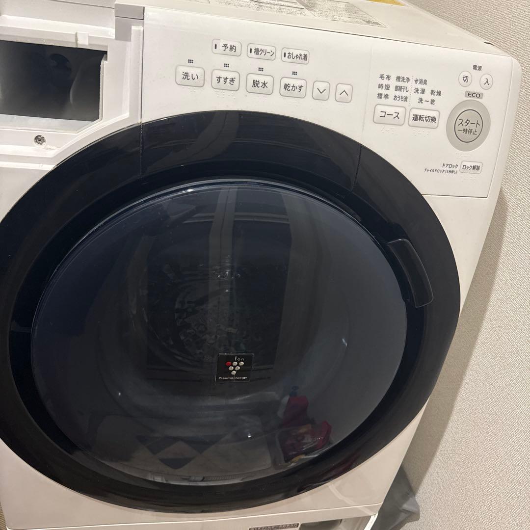 シャープ SHARP ドラム式洗濯機 ES-S7E 2020年製 左開き