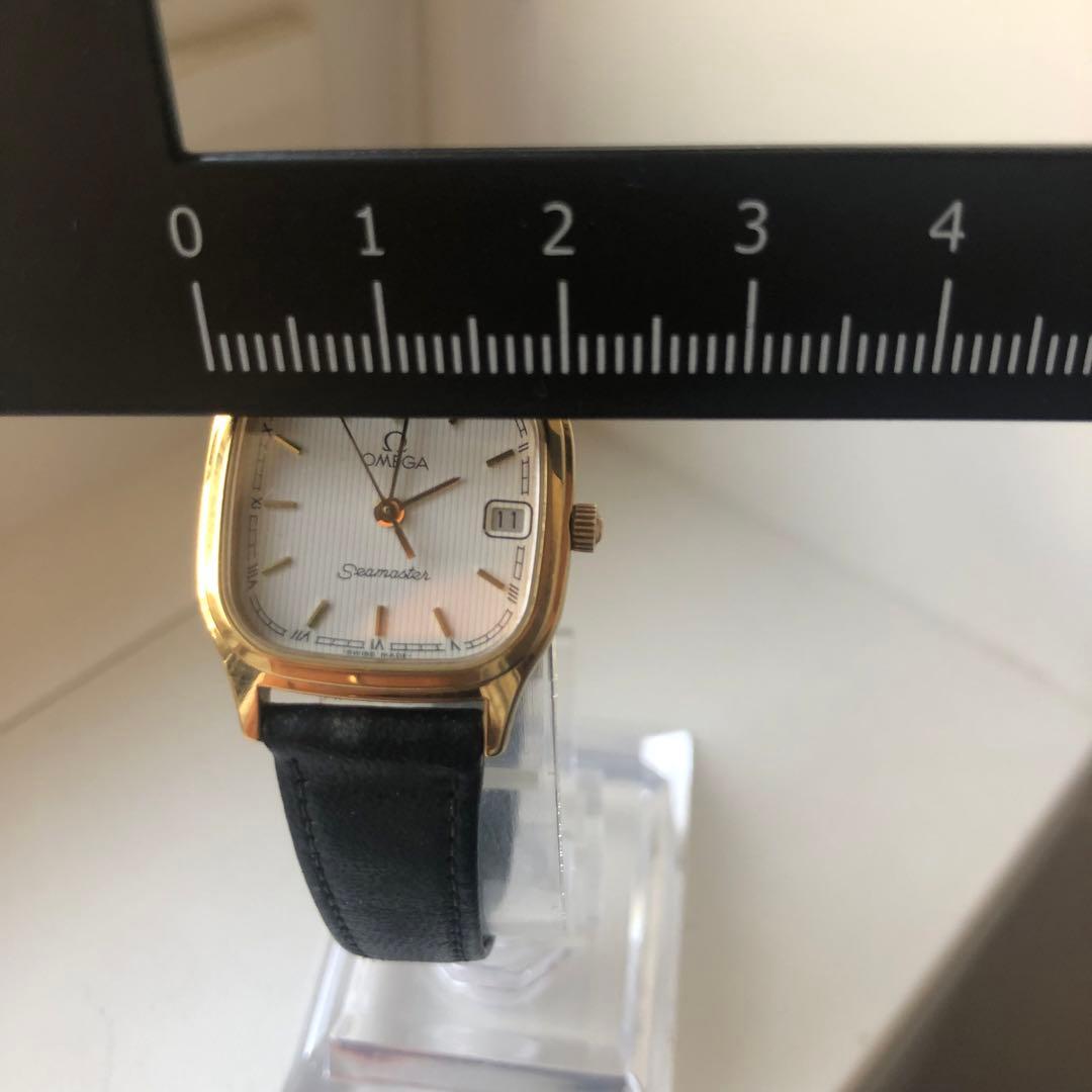 【美品】OMEGA Seamaster 電池新品　レディース 時計