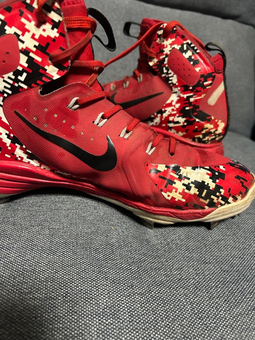 NIKE IDスパイクレッド/カモフラージュ 金具 25cm MID オーダー