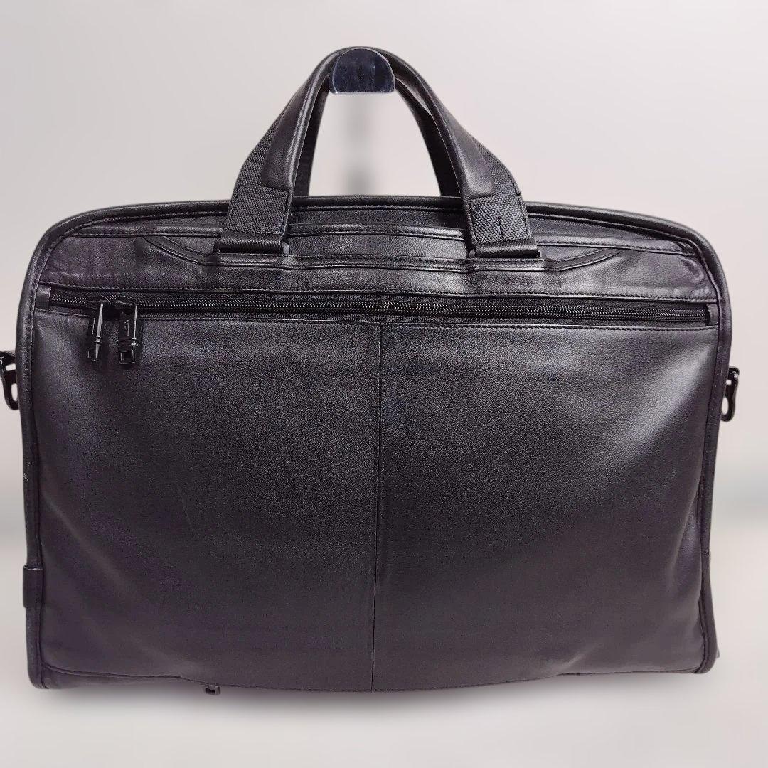美品⭐️TUMI ビジネスバッグ ブリーフケースオールレザー ブラック2way