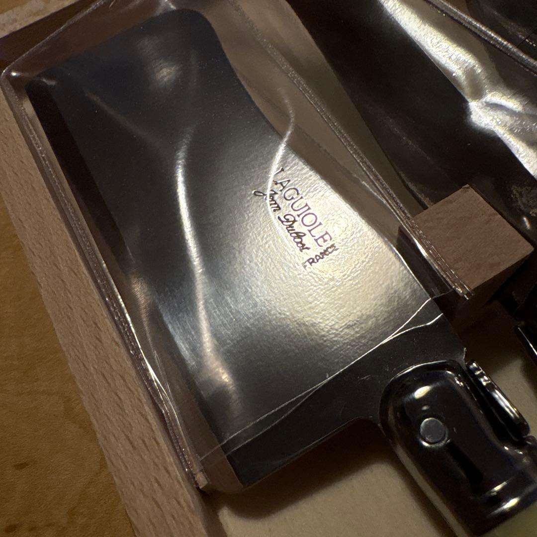 【未使用】貴重！ライヨールLaguiole チーズナイフ3本セット