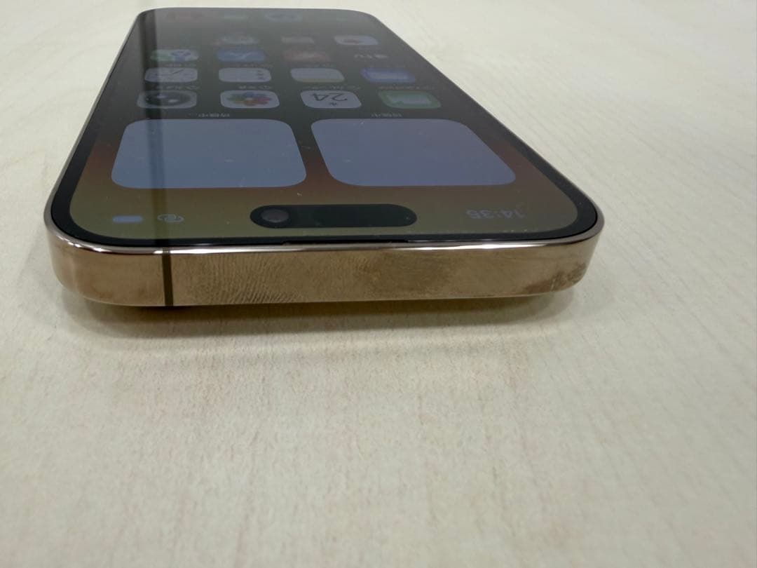 純正バッテリー　iPhone14　Pro 128GB SIMフリー　ゴールド