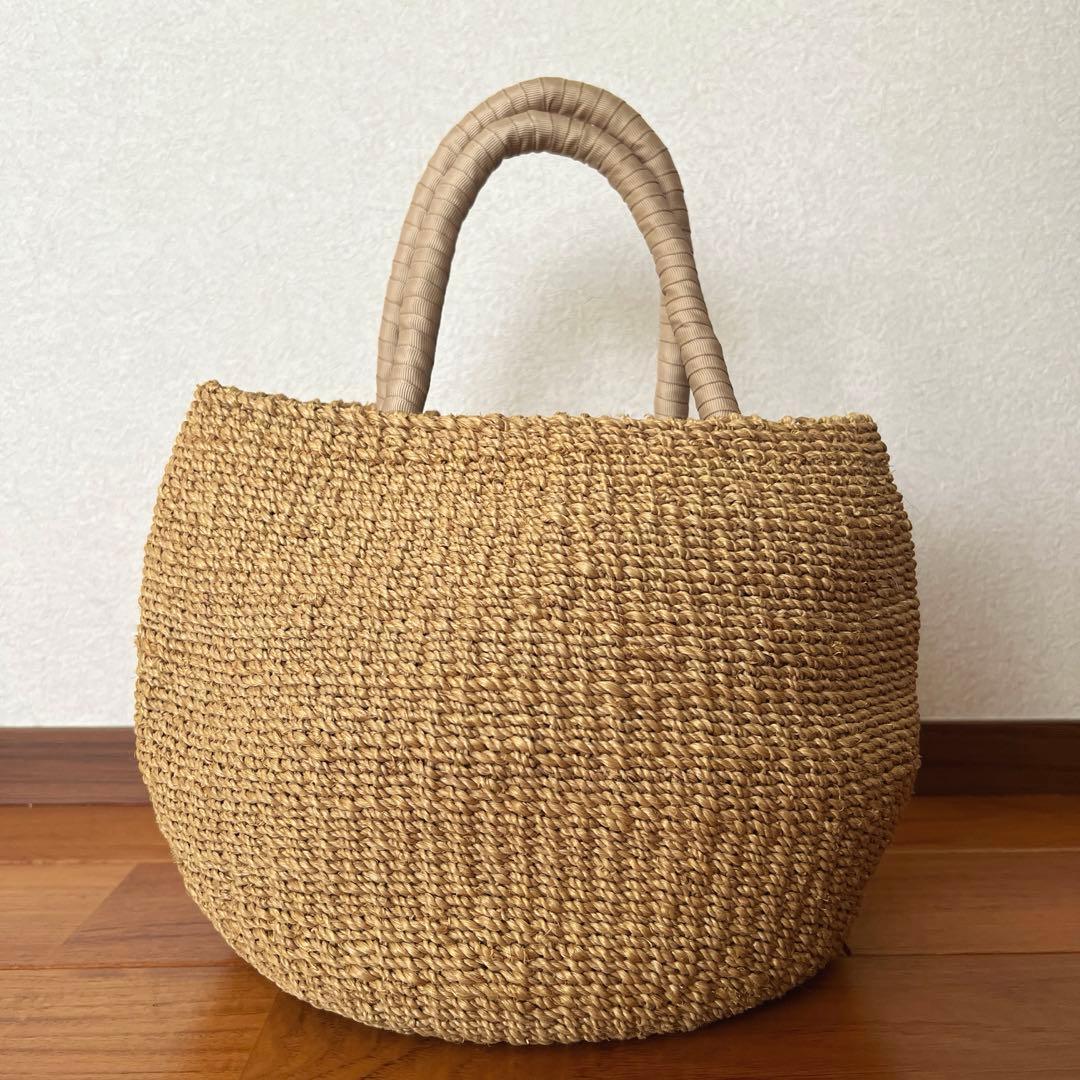 ユウ‼️タグなし新品♡a-jolie(アジョリー)♡ニコちゃんカゴバッグ♡