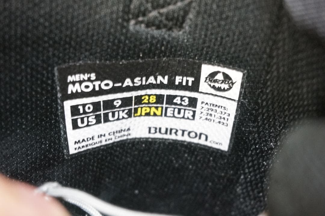 BURTON バートン ブーツ モト アジアンフィット 28cm