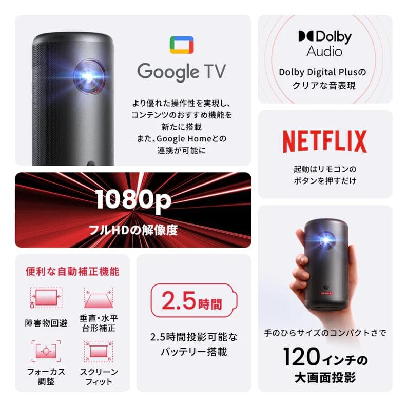 【美品】ANKER Nebula Capsule3 ネビュラカプセル3