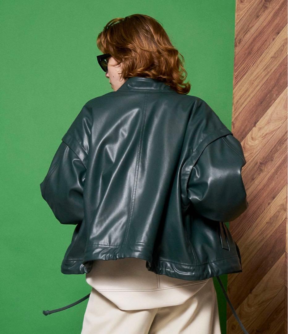 MAISONSPECIALメゾンスペシャル　ヴィーガンレザーモッズコート 新品