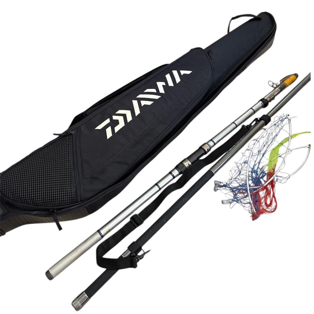 DAIWA PROGRAND 5-53 遠投　竿　網　ケース