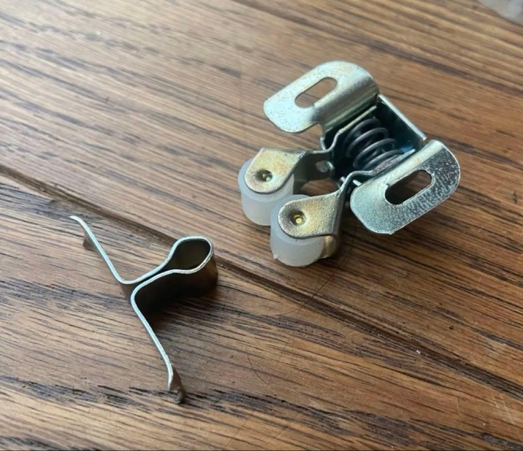 アンティーク家具　本棚　模様ガラス銀河　当時物　鍵付き