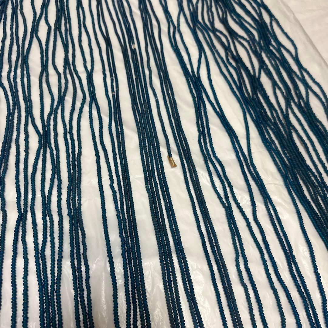 【希少品】大正から昭和　アンティークのガラスビーズのれん