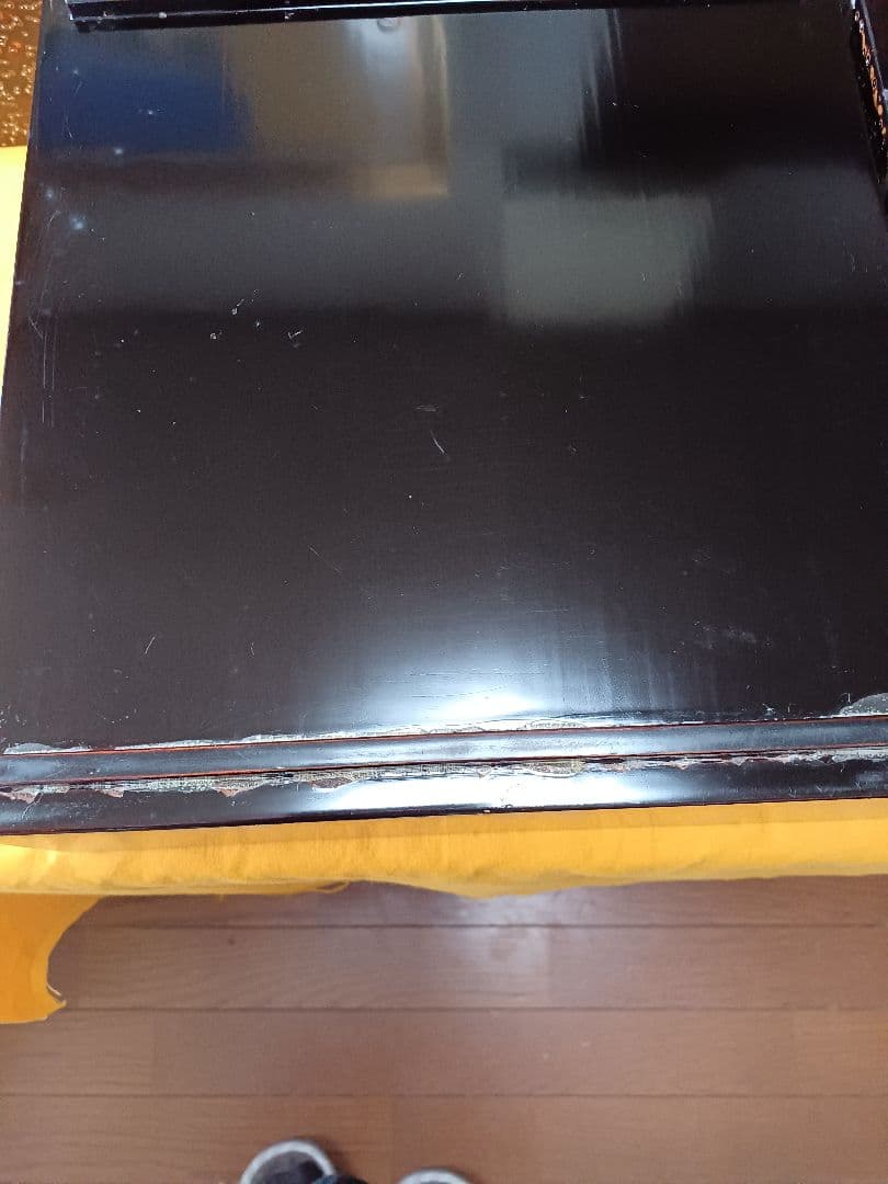 若狭塗？　五段重箱　台付き