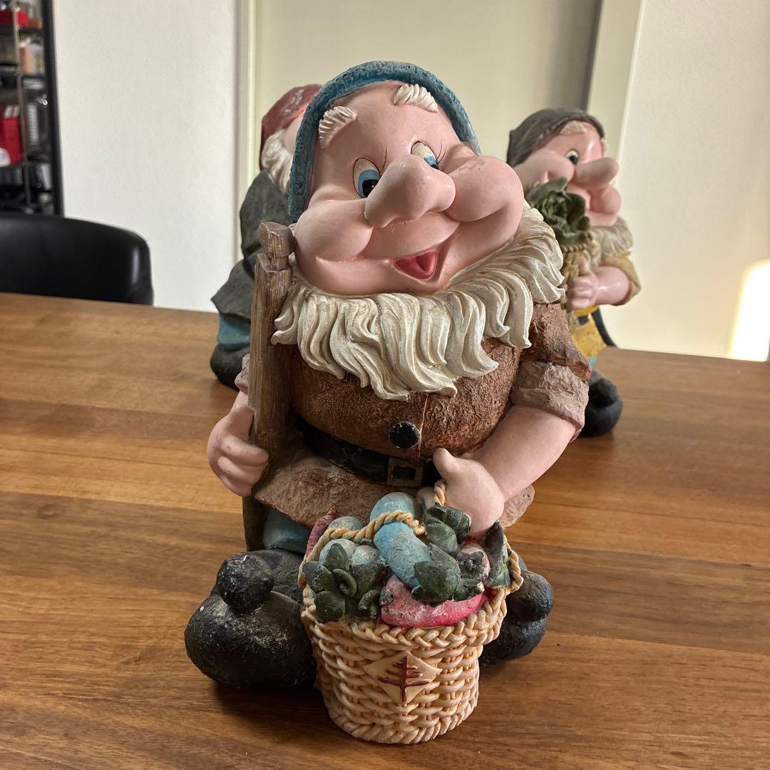 DISNEY 白雪姫と七人の小人 3つセット　置物 オブジェ