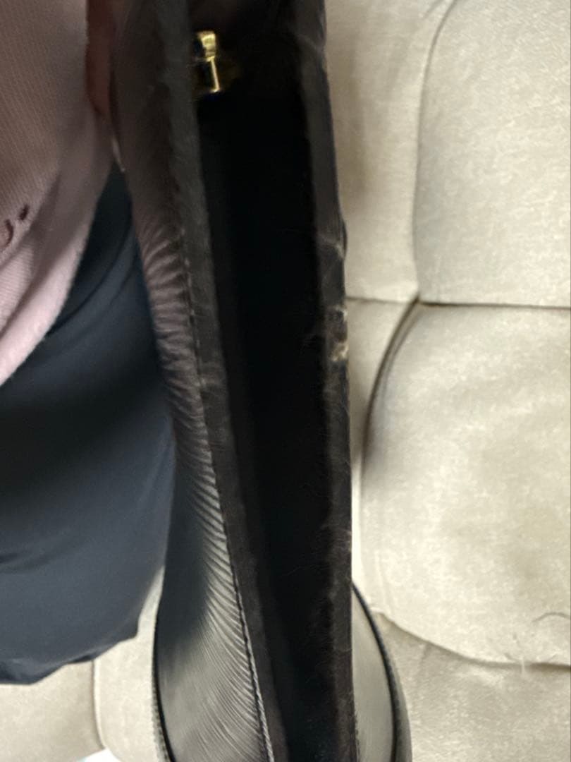 LOUIS VUITTON 黒　エピ　ノワール　サンジャク　ジャンク品