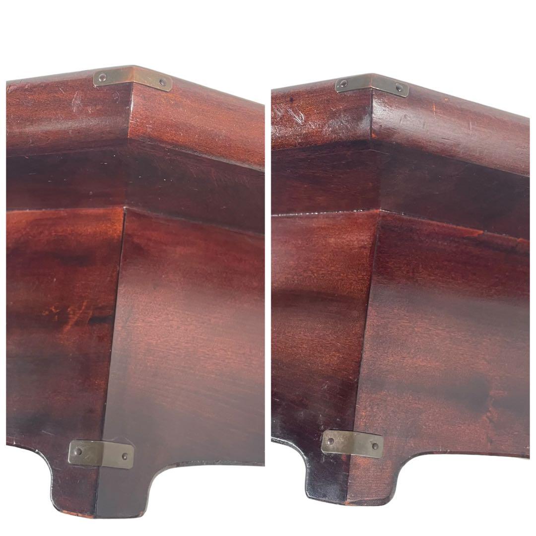 HR276 【レア】松本民芸家具 八角膳 ミズメザクラ 飾り台 花台 座卓机