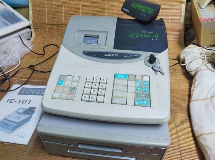 カシオレジスター　TE-101　フル設定無料　長期使用可能　660117