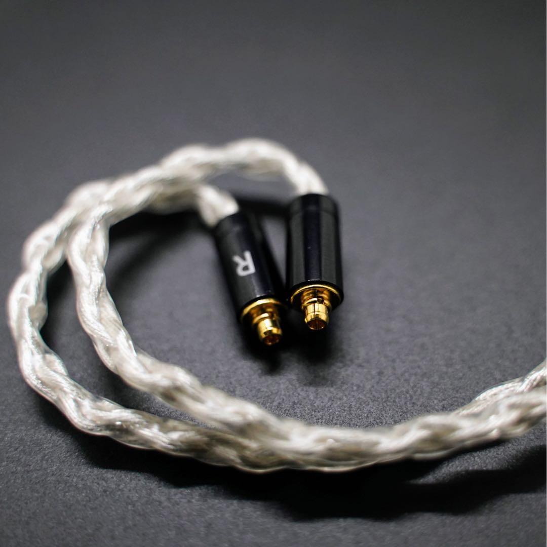 【1点のみ】銀銅合金導体 8コア1064芯 MMCX/2.5mmバランス