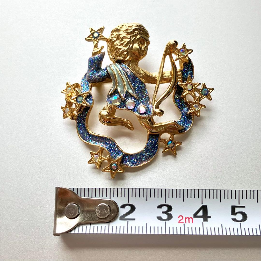 【美品】Kirks Folly カークスフォリー いて座 射手座 ブローチ