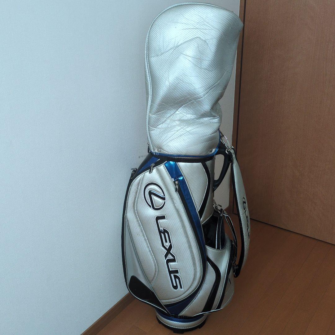 Lexus キャディバッグ ホワイト/ブルー