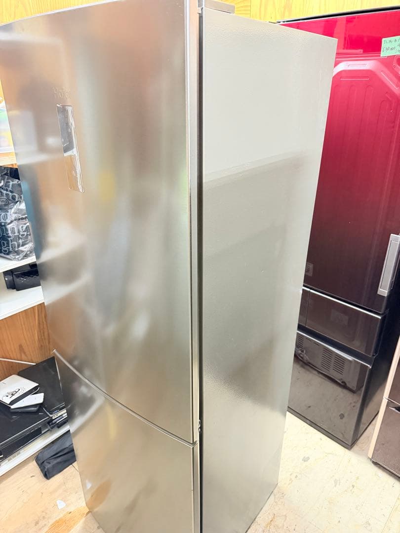 ステンレススチール 冷蔵庫 ボトムフリーザー
