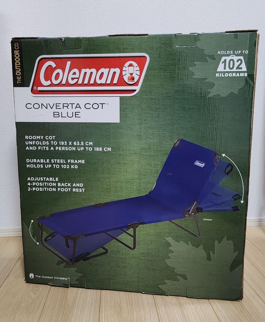 Coleman Converta Cot　コールマン　コンバータコット　ブルー