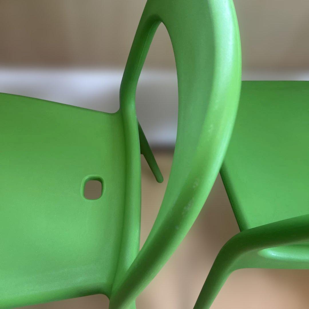 廃盤　希少　IKEA URBAN ウルバン　グリーン2脚セット