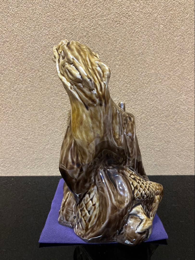 人間国宝　三代徳田八十吉　干支　龍