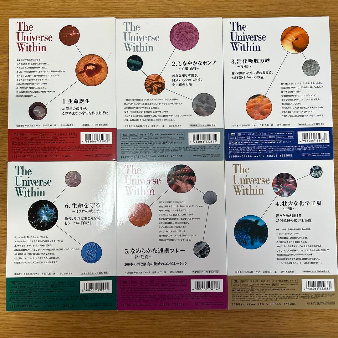 ななぼん　NHKスペシャル 驚異の小宇宙 、人体Ⅱ、Ⅲセット
