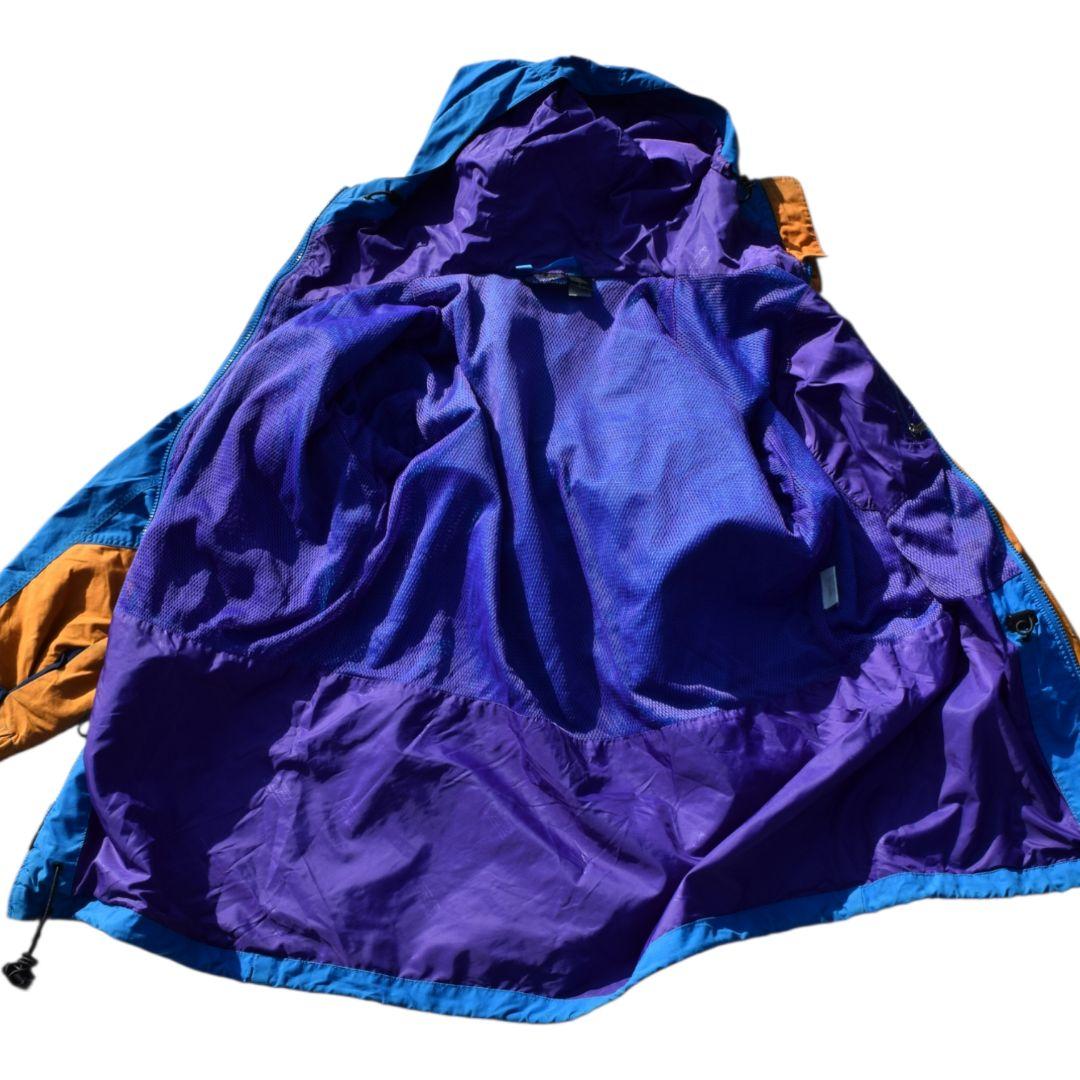 【希少・92年製】90s パタゴニア ガイドシェルジャケット ターコイズブルーM