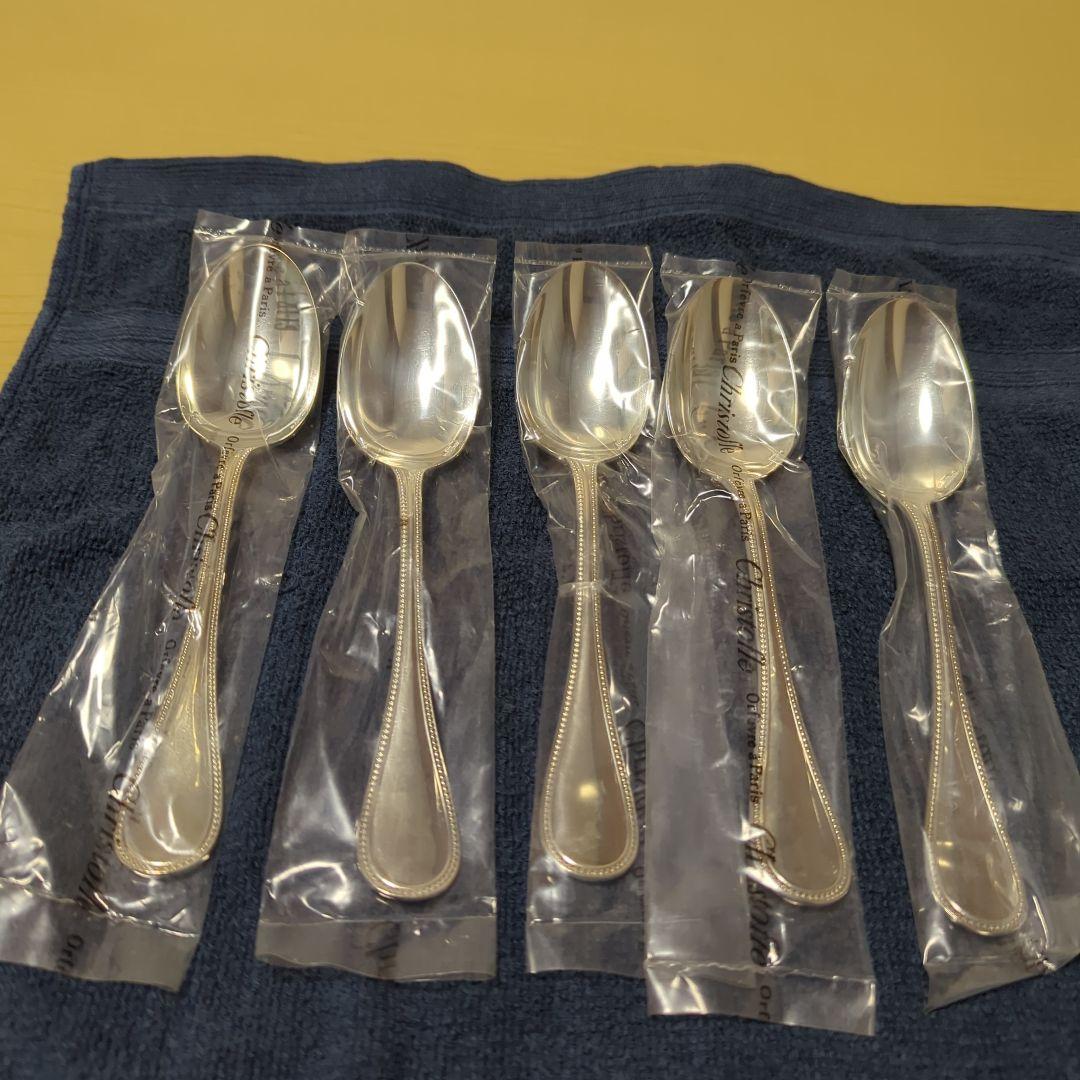 クリストフル パールシリーズ カトラリー 各5本セット計15本 未開封 未使用