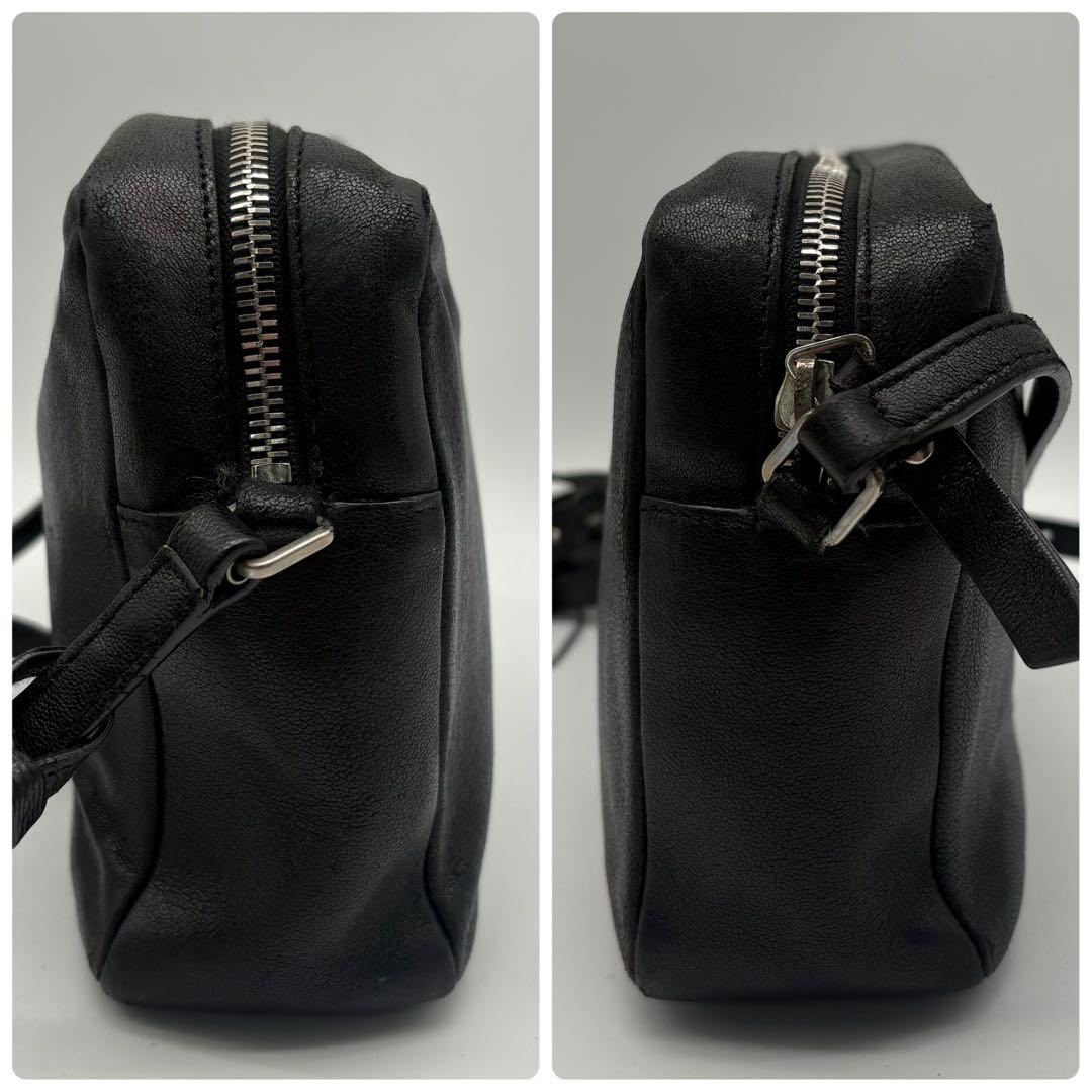 【しゅうまい様】サンローラン パリ ショルダーバッグ ポシェット YSL 黒