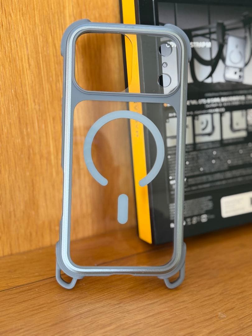 MagEasy iPhone17ProMax用対衝撃ケース+ネックストラップ