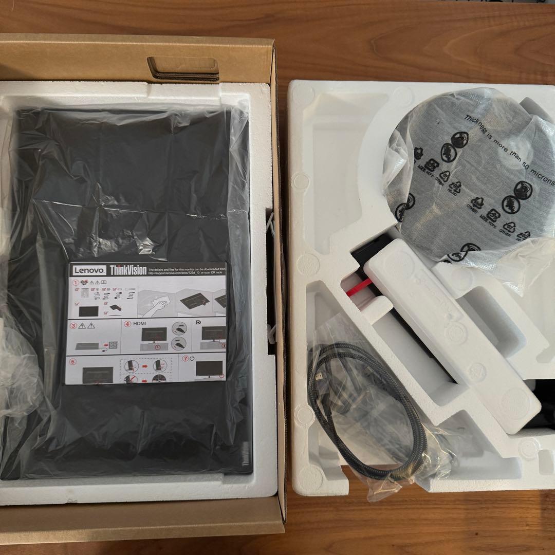 美品　Lenovo ThinkVision T23d-10 モニター