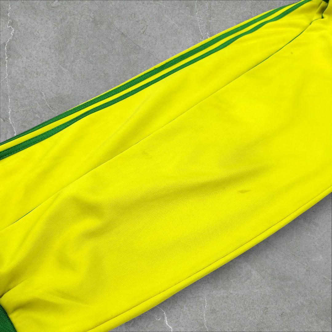 アディダス ブラジル代表 トラックジャケット XL イエロー トレフォイル刺繍