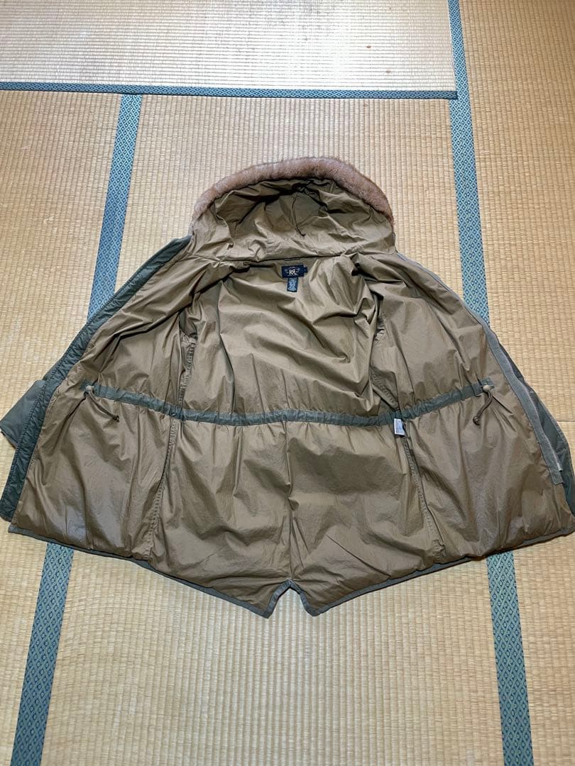 RRL Ralph Lauren ラルフローレン　ダウンコート フード ファー付