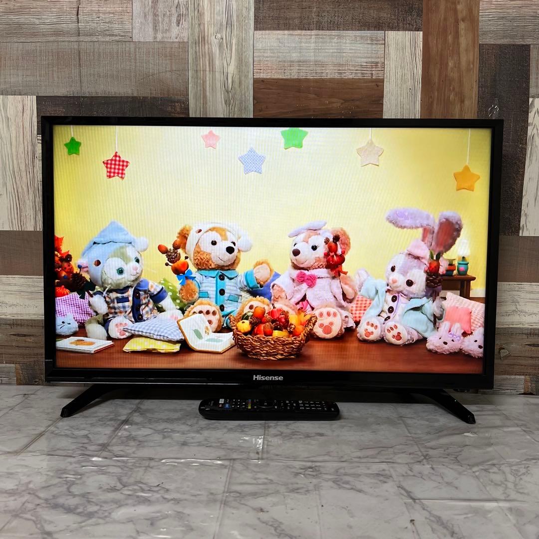 即日受渡❣️全国送料込ハイセンス32型テレビYouTube.U-NEXT視聴可