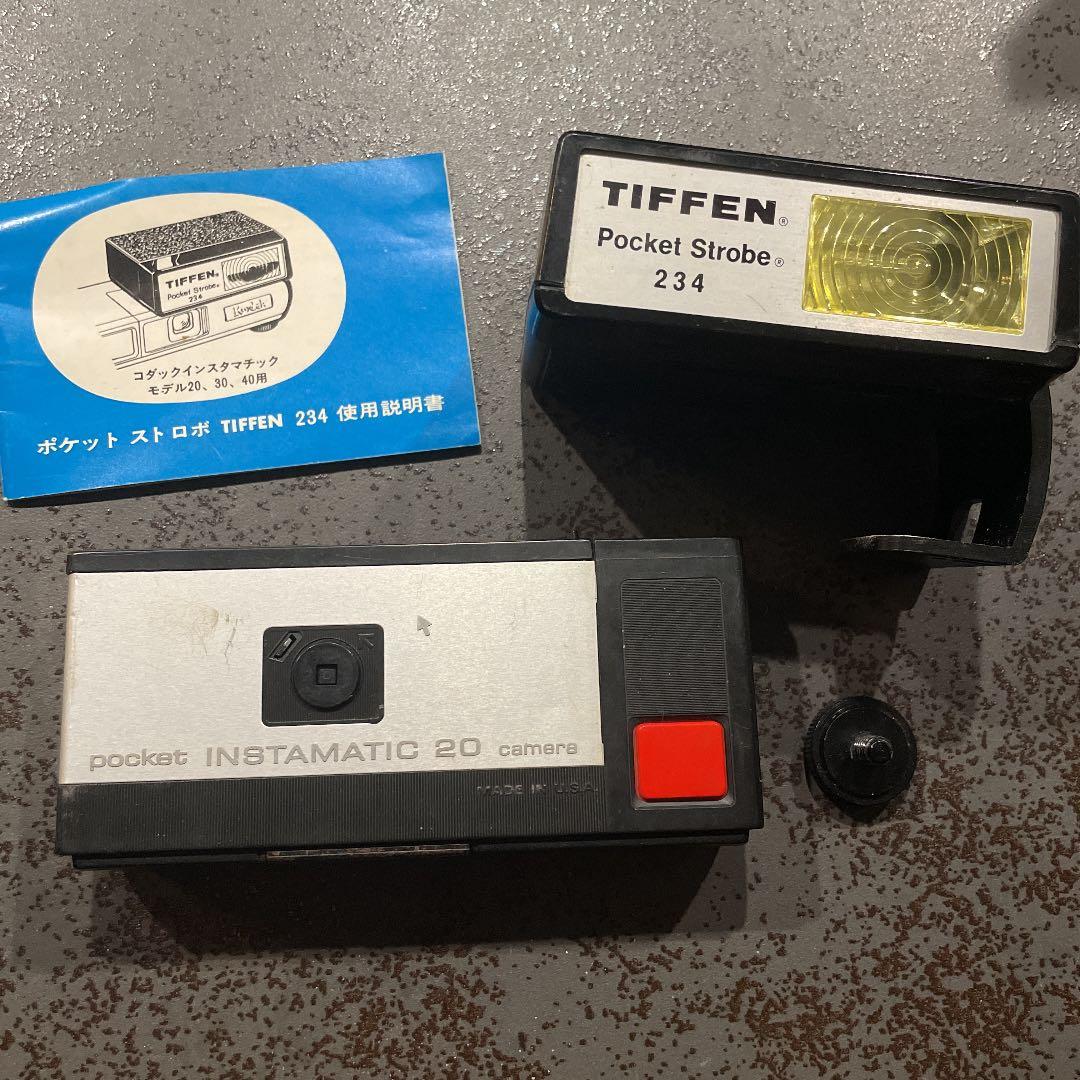コダック　ポケット　INSTAMATIC 20 カメラ　ストロボ付き　レア