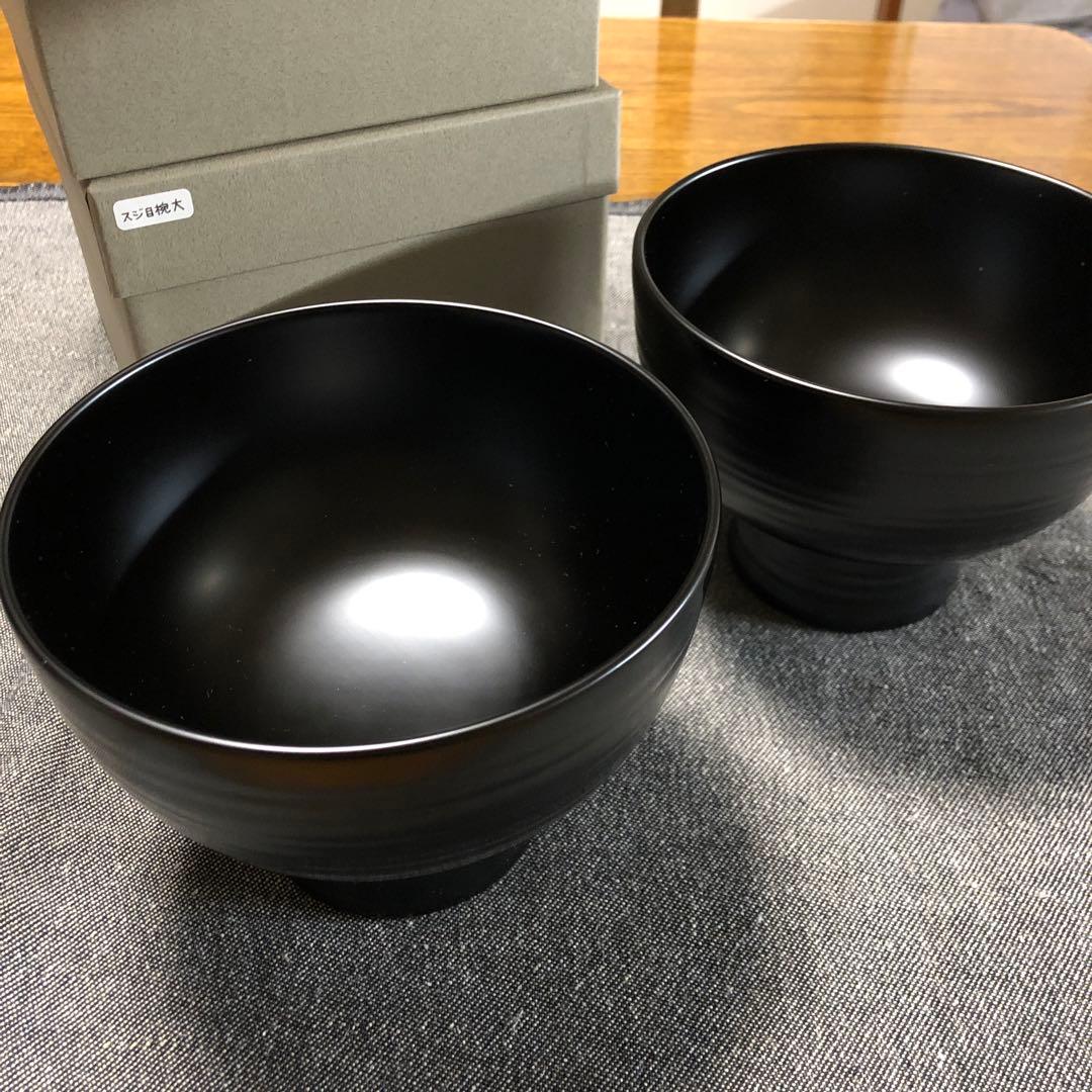 小林慎二さん　筋目椀大2客セット