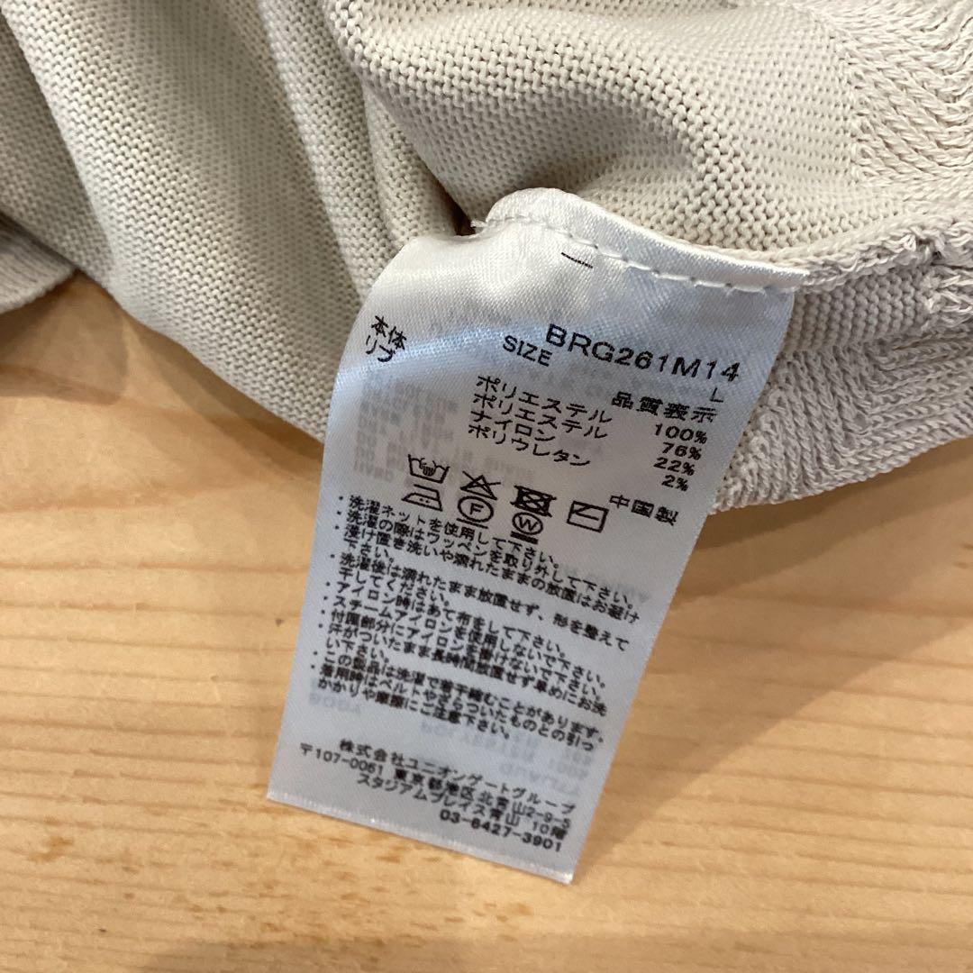 新品　BRIEFING MEN’S WR CREWNECK KNIT L