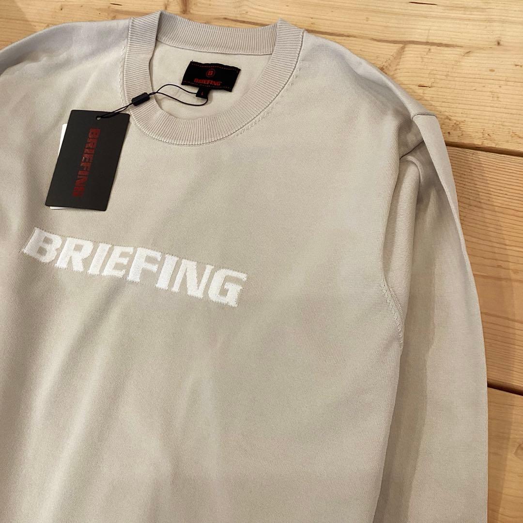 新品　BRIEFING MEN’S WR CREWNECK KNIT L