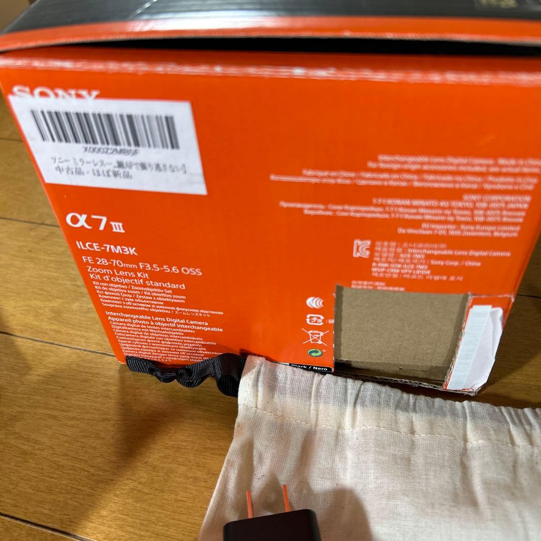 動作確認済み SONYソニーα7 III ボディ ミラーレス ILCE-7M3