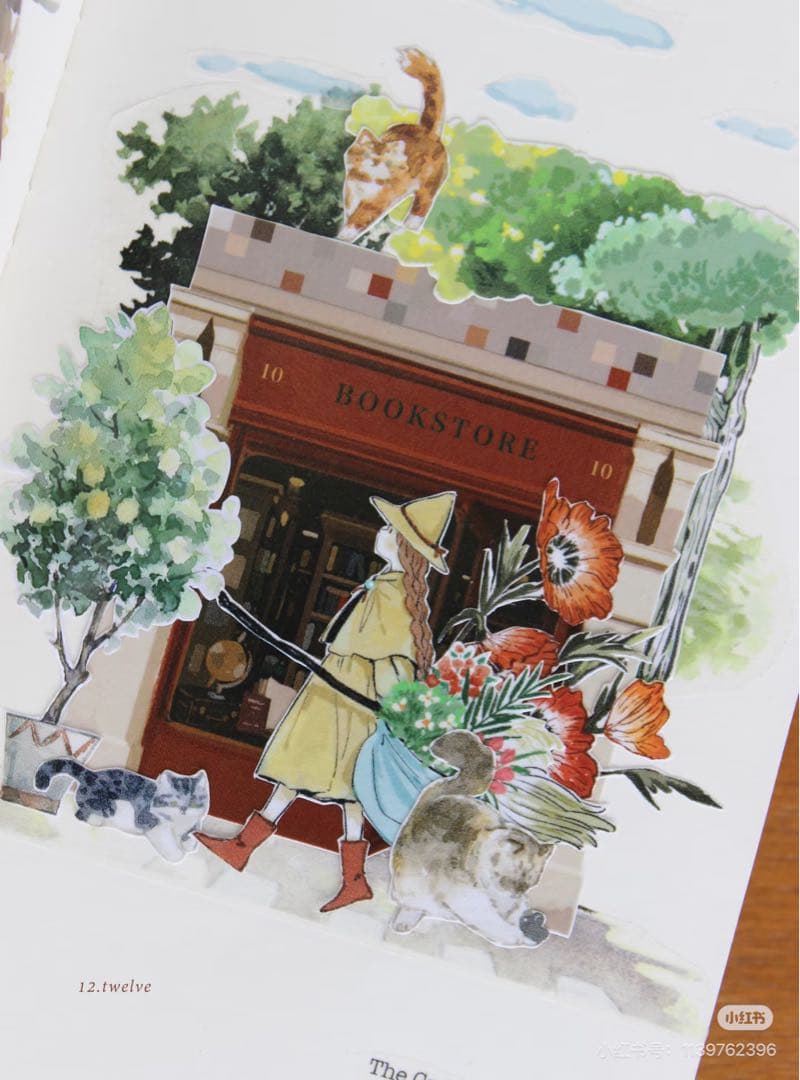 【9433】海外　5m/巻　PETマスキングテープ本棚　本　生活　装飾背景系