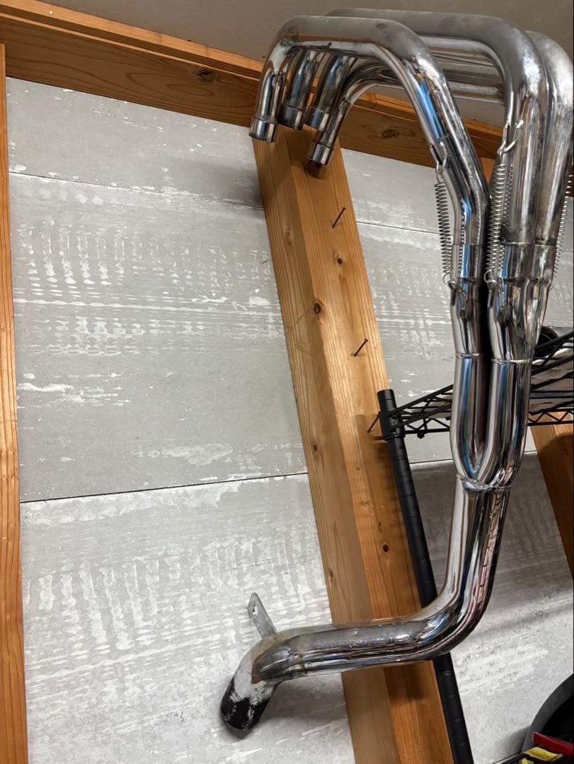 ゼファー400 ゼファーx マフラー メッキ　4-2-1